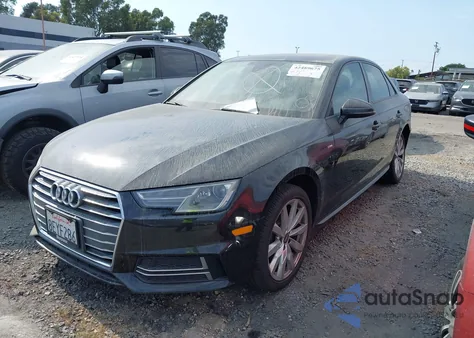 2018 Audi A4 2.0T Tech Ultra Premium/2.0T Ultra Premium из США, поврежденный, VIN WAUKMAF4XJA194736